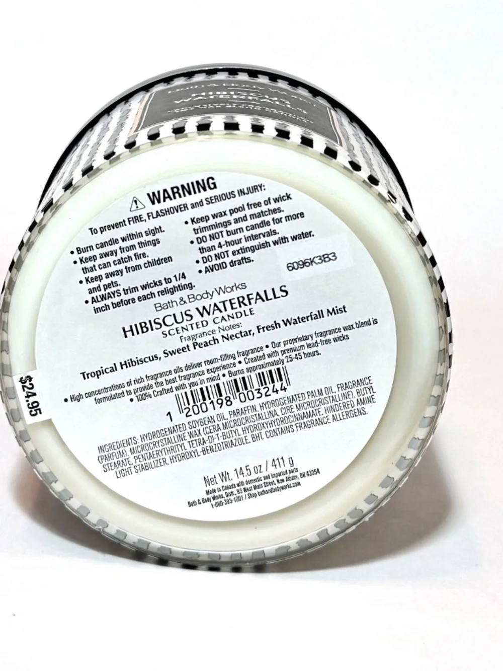HIBISCUS WATERFALLS 3-Wick Candle
